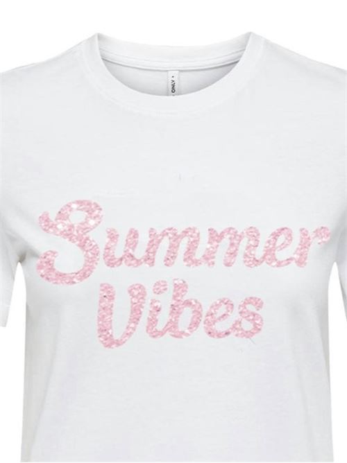 ONLHENNY LIFE REG S/S TOP BOX JRS ONLY | 15327666/Bright White